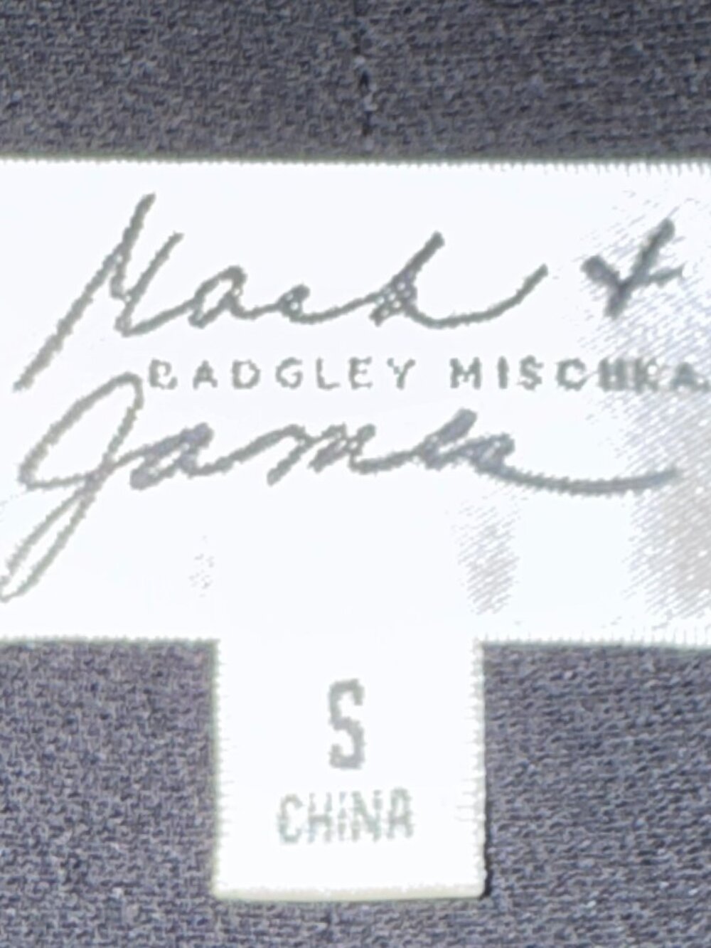 Mark & James Badgley Mischka Black Blazer Embellished Shoulder NWT, Small - Picture 8 of 11